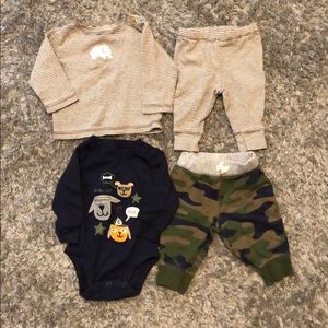 TWO Infant 2-Piece Outfits